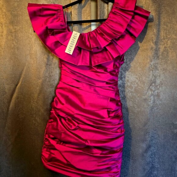 Fushia Pink Jay Godfrey Dress - Picture 1 of 7